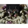 Silver Crescent Earrings
