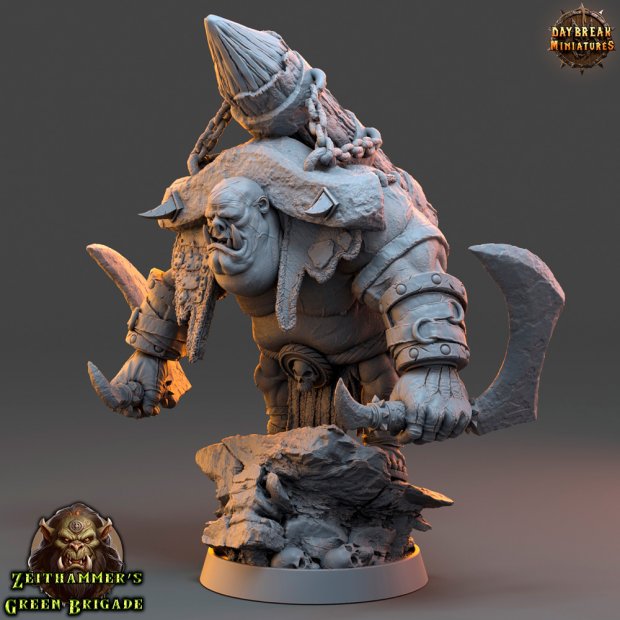 Rookt Zoot, half-ogre stormtrooper Figure (Unpainted)