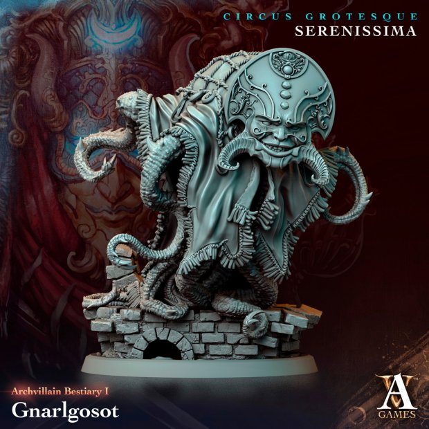 Gnarlgosoth, Master of Masks Figure (Unpainted)