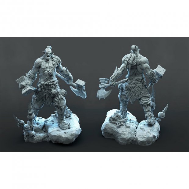 Hogar with hammer and ax Figure (Unpainted)