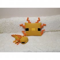 Minecraft - Yellow Axolotl Plush Set