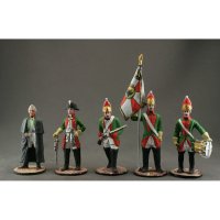 Handmade Suvorov With Soldiers Set Of 5 Figures
