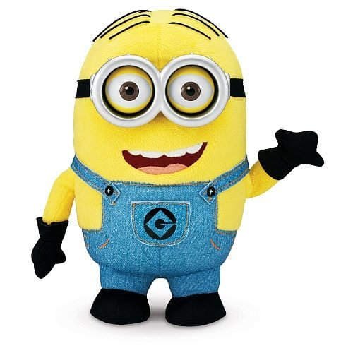 Official Despicable Me 2 - Minion Dave Talking Action Plush With Pop-Out Eyes