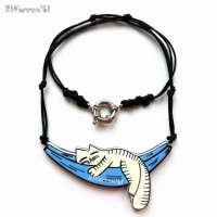 Cat in Hammock Necklace