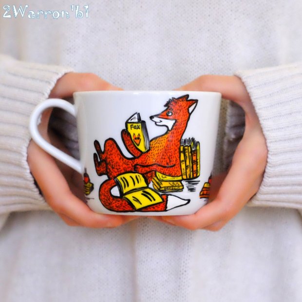 Reading Fox Mug