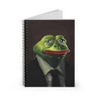 Sad Pepe Meme Spiral Notebook