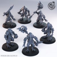 Kenku Warrior Figure (Unpainted)