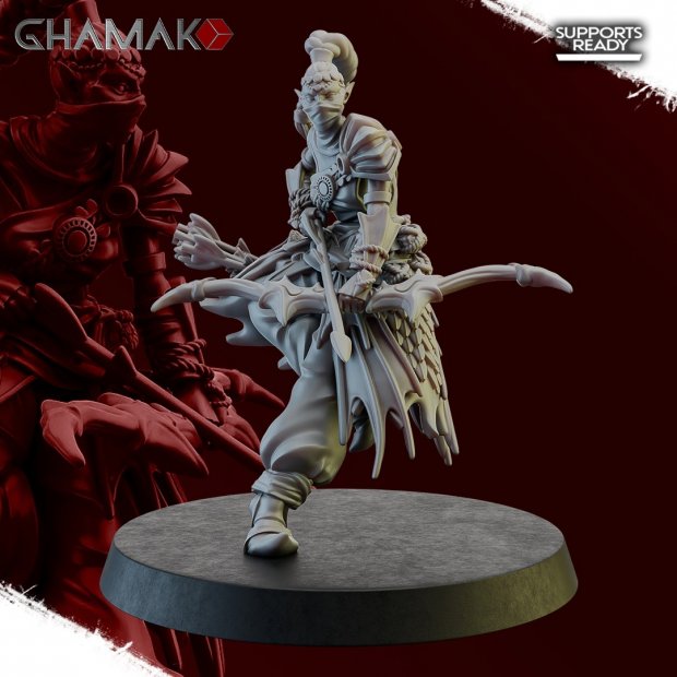 Eastern archer Figure (Unpainted)