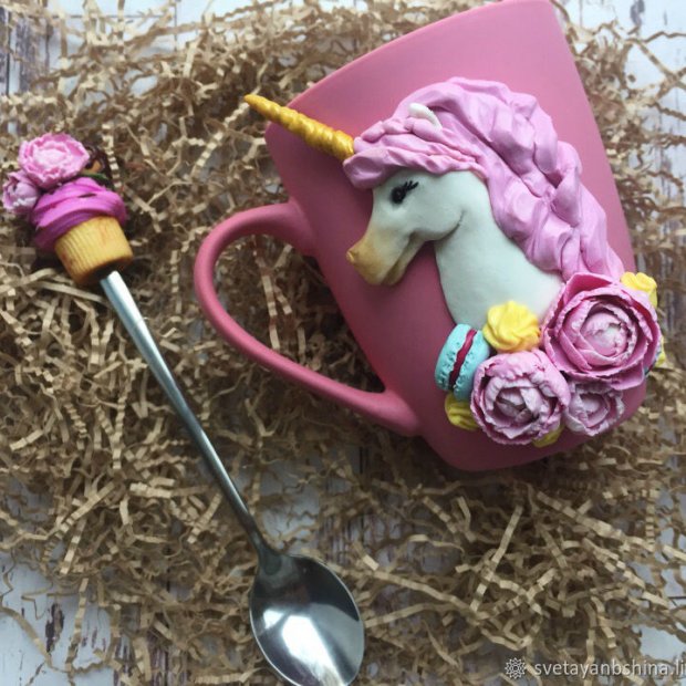 Sweet Unicorn Mug And Spoon