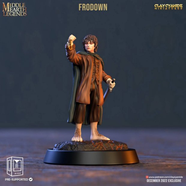 Frodown Figure (Unpainted)