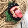Toothy Blackberry Brooch