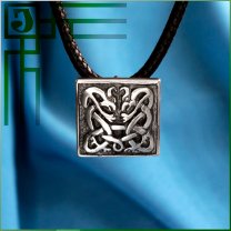 Silver with Snakes Pendant