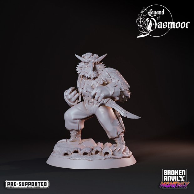 Sovlin with a dagger Figure (Unpainted)