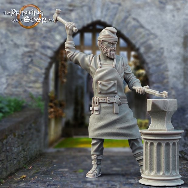 Blacksmith Figure (Unpainted)