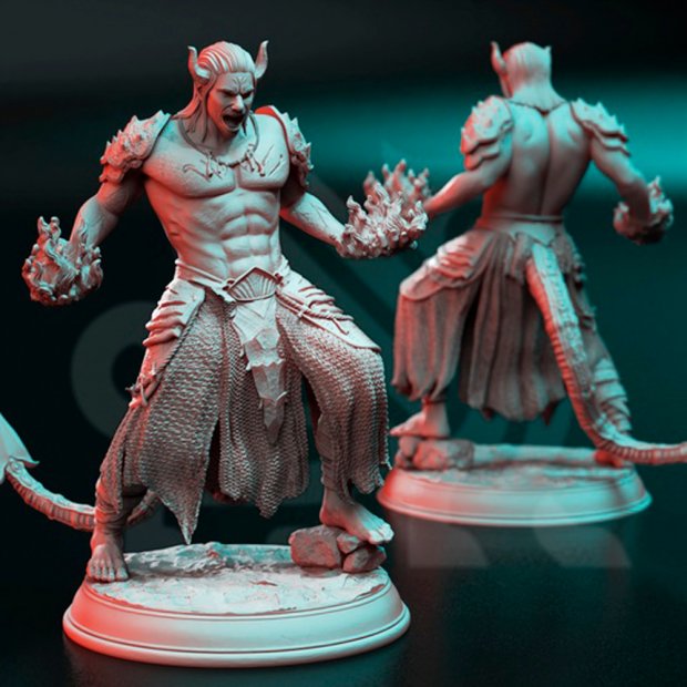 The Converted Bearer, the Progenitor of the Tieflings of Lies Figure (Unpainted)