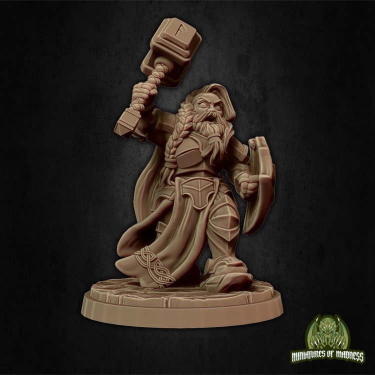 Deldit the Bearded Figure (Unpainted)