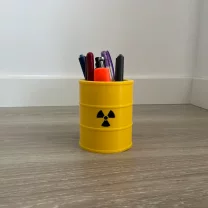 Radioactive Barrel Pen Holder
