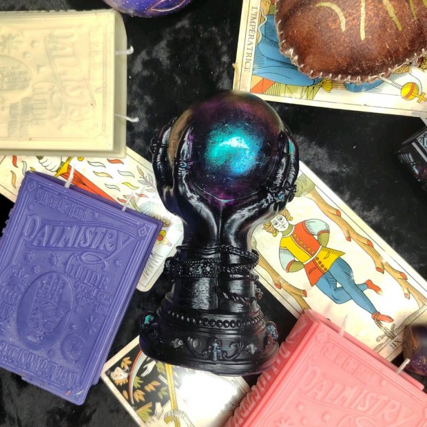 Witch Ball Candle