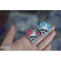 Santo Muerto Pin Badge