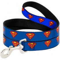 Buckle-Down DC Comics - Superman (Blue) Dog Leash