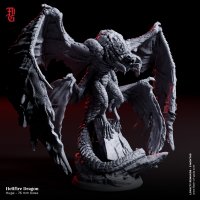 Hellfire Dragon Figure (Unpainted)