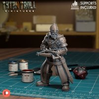 Guardsman with a crossbow Figure (Unpainted)