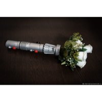 Handmade Star Wars - Darth Maul's Lightsaber Flowers Holder