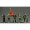 Handmade Red Army Soldiers Set Of 5 Figures