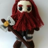 The Lord of the Rings - Gimli the Dwarf Crochet Amigurumi Doll