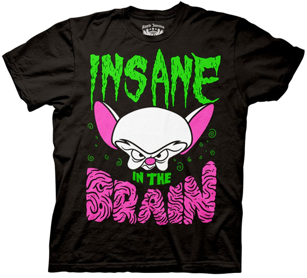 Official Animaniacs - Insane In The Brain T-Shirt