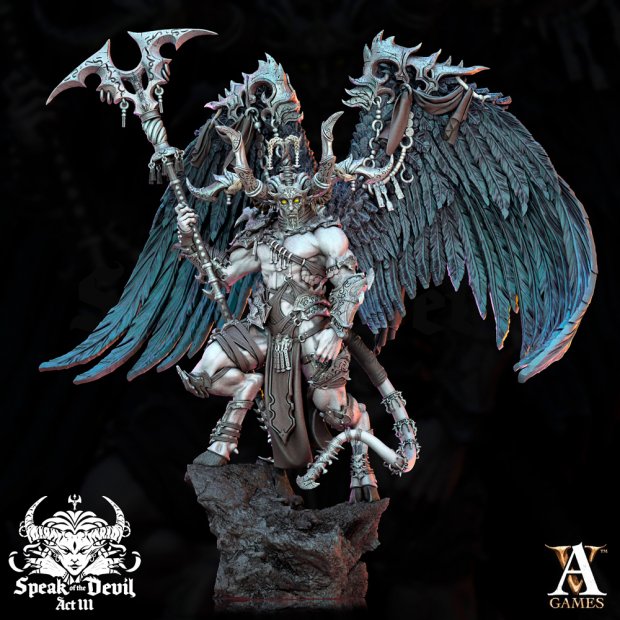 Winged Demon Figure (Unpainted)
