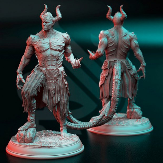 The Converted Bearer, the Progenitor of the Tieflings of Ignorance Figure (Unpainted)