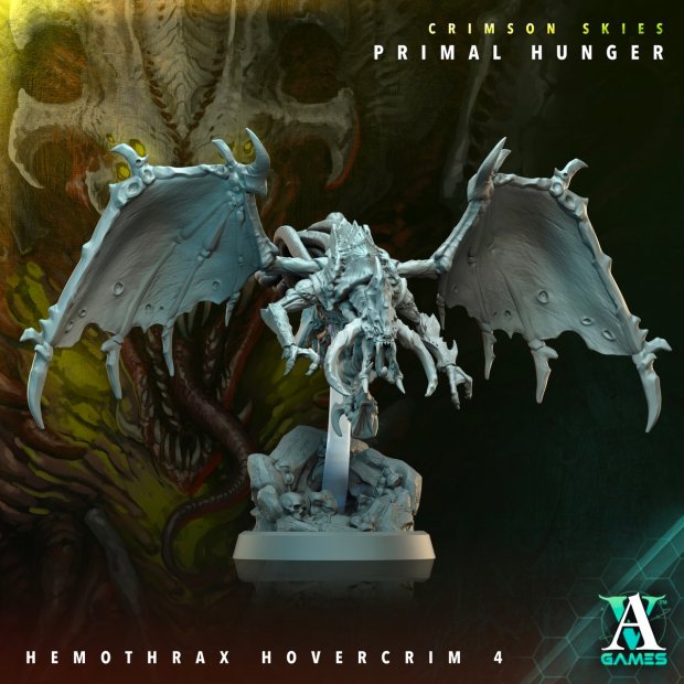 Hemothrax Hovercrim 03 Figure (Unpainted)