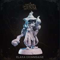 Witch Elara Grimmbane Figure (Unpainted)