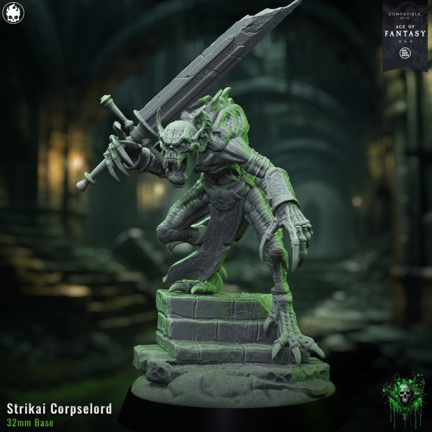 Strikai Corpselord Figure (Unpainted)
