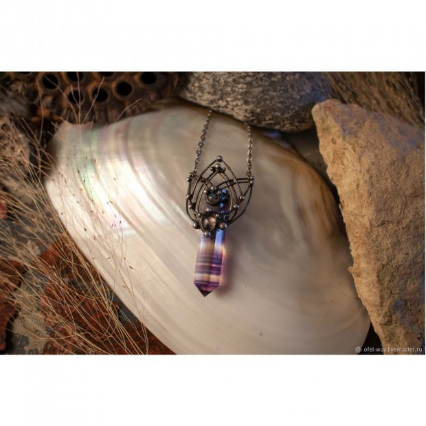 Rainbow Fluorite Necklace