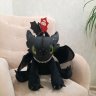 How to Train Your Dragon - Night Fury (Toothless) Plush Toy Big Size