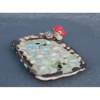 Snail And Fly Agaric Soap Dish With Decor