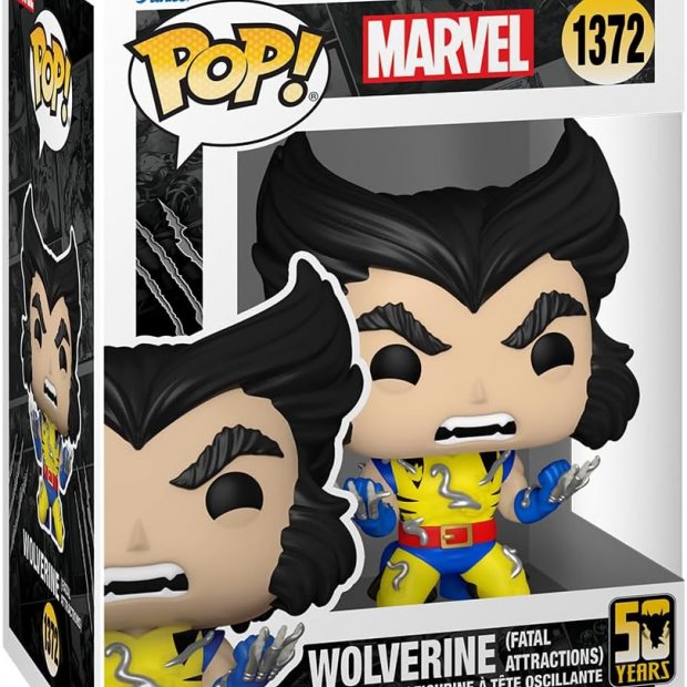 Funko Pop Marvel: Wolverine 50th – Ultimate Wolverine with Adamantium Figure