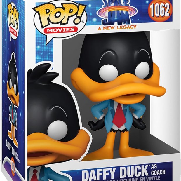 Funko Pop Movies: Space Jam A New Legacy - Daffy Duck as Coach Figure
