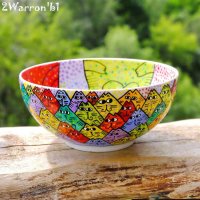 Colored Cats Bowl