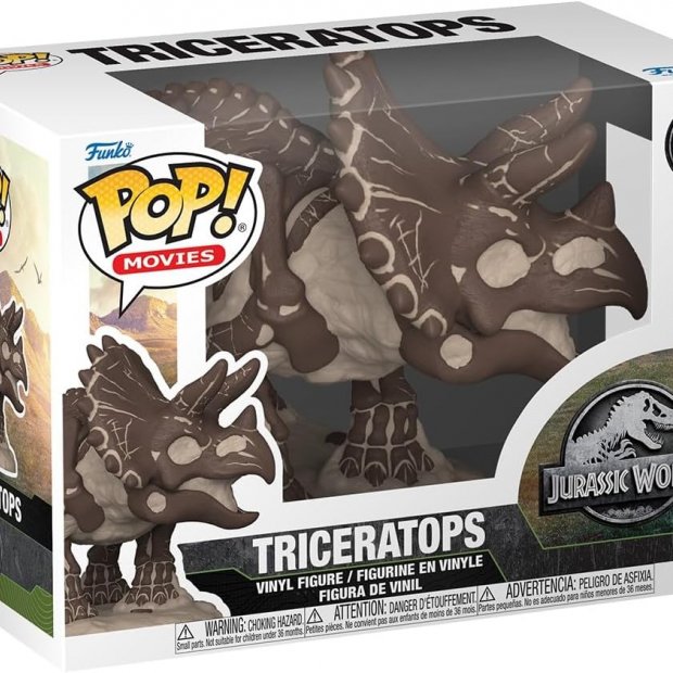 Funko Pop Movies: Jurassic Park​ Fossil - Triceratops Figure