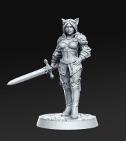 Catgirl Figure (Unpainted)