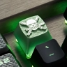 One Piece - Zoro Custom Aluminum Keycap for Mechanical Keyboard Light Transparent