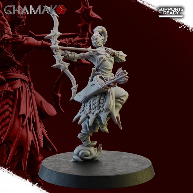 Eastern archer 02 Figure (Unpainted)