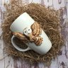 Owl Mug With Decor