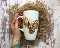 Owl Mug With Decor