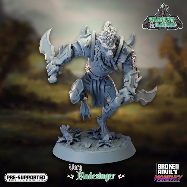 Varg Bladesinger Figure (Unpainted)