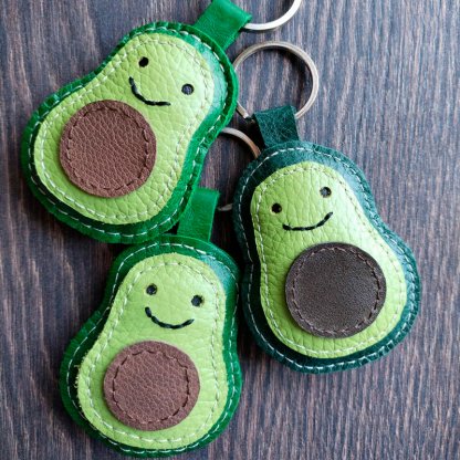 Avocado Keychain