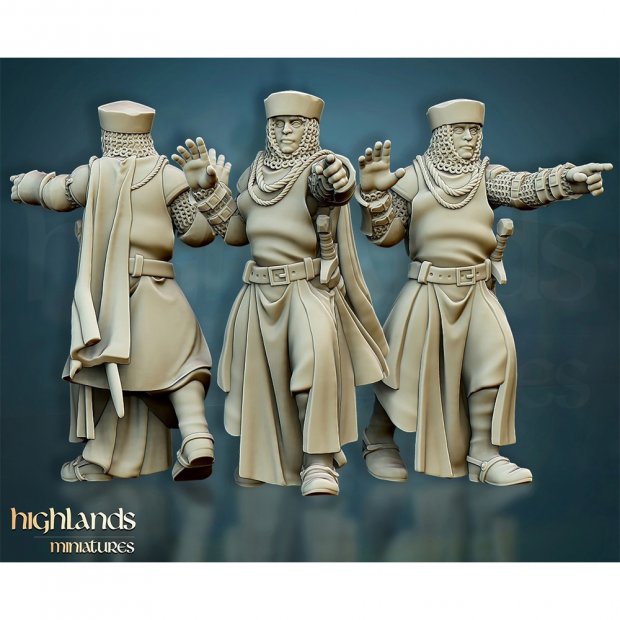 Crusader Osbert Figure (Unpainted)